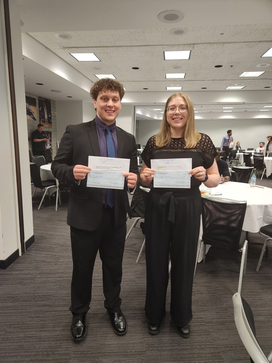 Dr. Popp and Dr. Sholte at the Mid-Michigan Regional Research Day April 16, 2026
